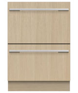 Fisher Paykel Integrated Double DishDrawer Dishwasher, Sanitize - Panel Ready (DD24DI9N)