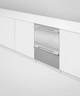 Fisher Paykel Integrated Double DishDrawer Dishwasher, Sanitize - Panel Ready (DD24DI9N)