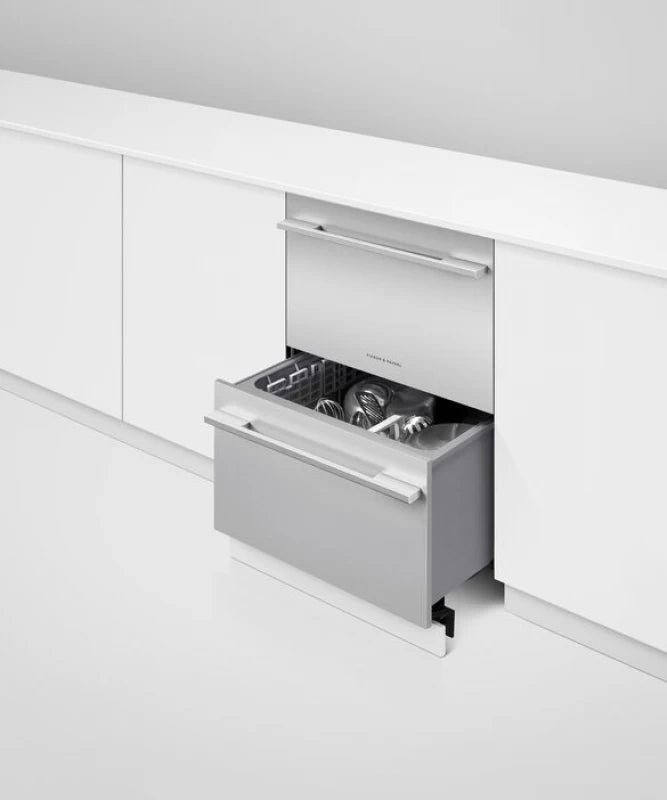 Fisher Paykel Integrated Double DishDrawer Dishwasher, Sanitize - Panel Ready (DD24DI9N)