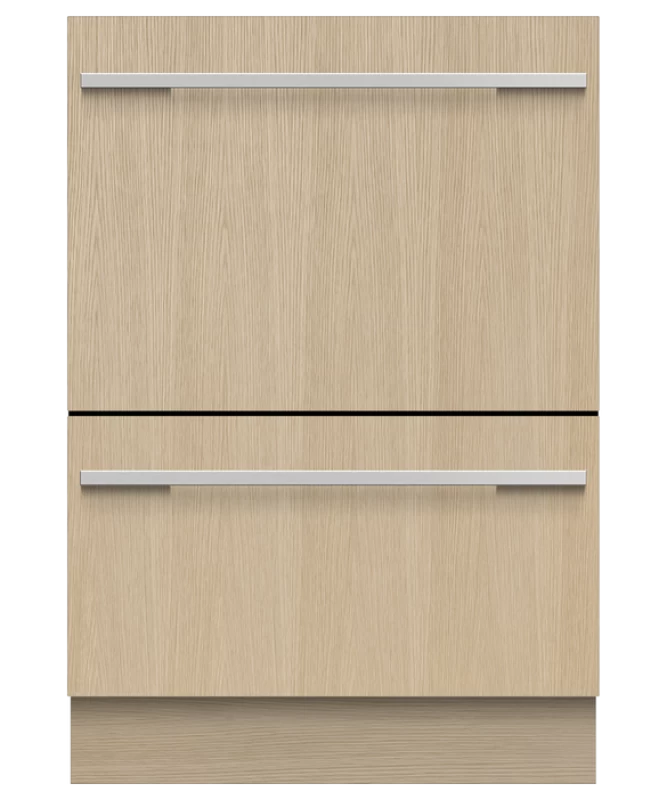 Fisher Paykel Integrated Double DishDrawer Dishwasher, Tall, Sanitize - Panel Ready (DD24DTI9N)