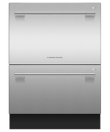Fisher Paykel  Double DishDrawer Dishwasher, Tall, Sanitize - Stainless Steel (DD24DV2T9N)