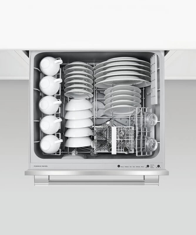 Fisher Paykel Double DishDrawer Dishwasher, Tall, Sanitize - Stainless Steel (DD24DV2T9N)