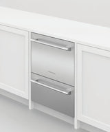 Fisher Paykel  Double DishDrawer Dishwasher, Tall, Sanitize - Stainless Steel (DD24DV2T9N)