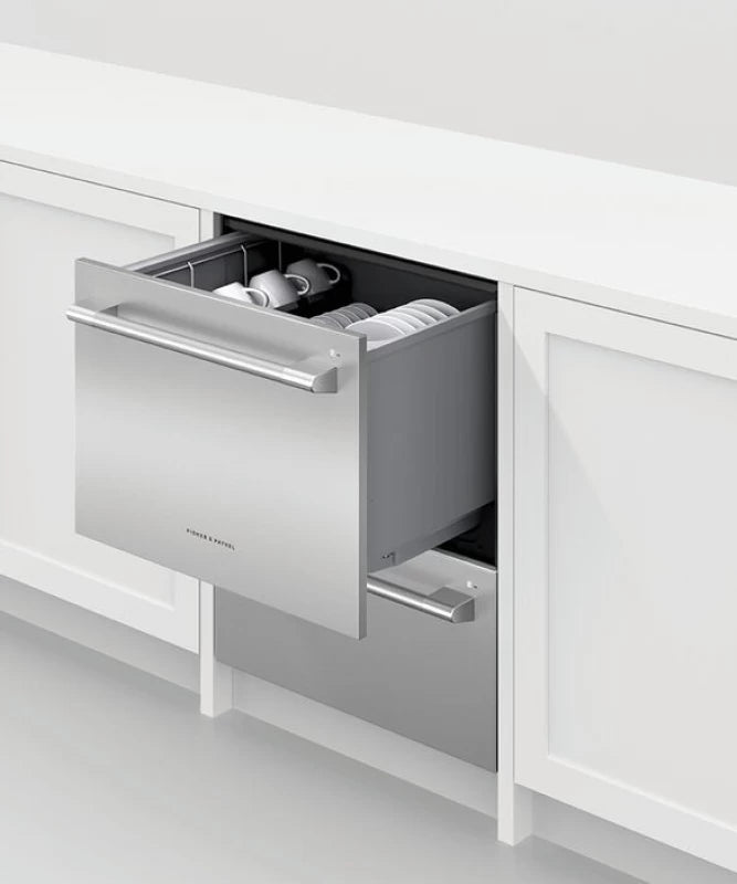 Fisher Paykel  Double DishDrawer Dishwasher, Tall, Sanitize - Stainless Steel (DD24DV2T9N)
