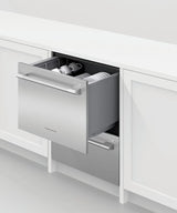Fisher Paykel  Double DishDrawer Dishwasher, Tall, Sanitize - Stainless Steel (DD24DV2T9N)