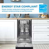 Danby  18″ Wide Built-in Dishwasher - Other (DDW1804EBSS)