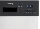 DANBY 18″ Wide Built-in Dishwasher - Stainless Steel (DDW1804EBSS)