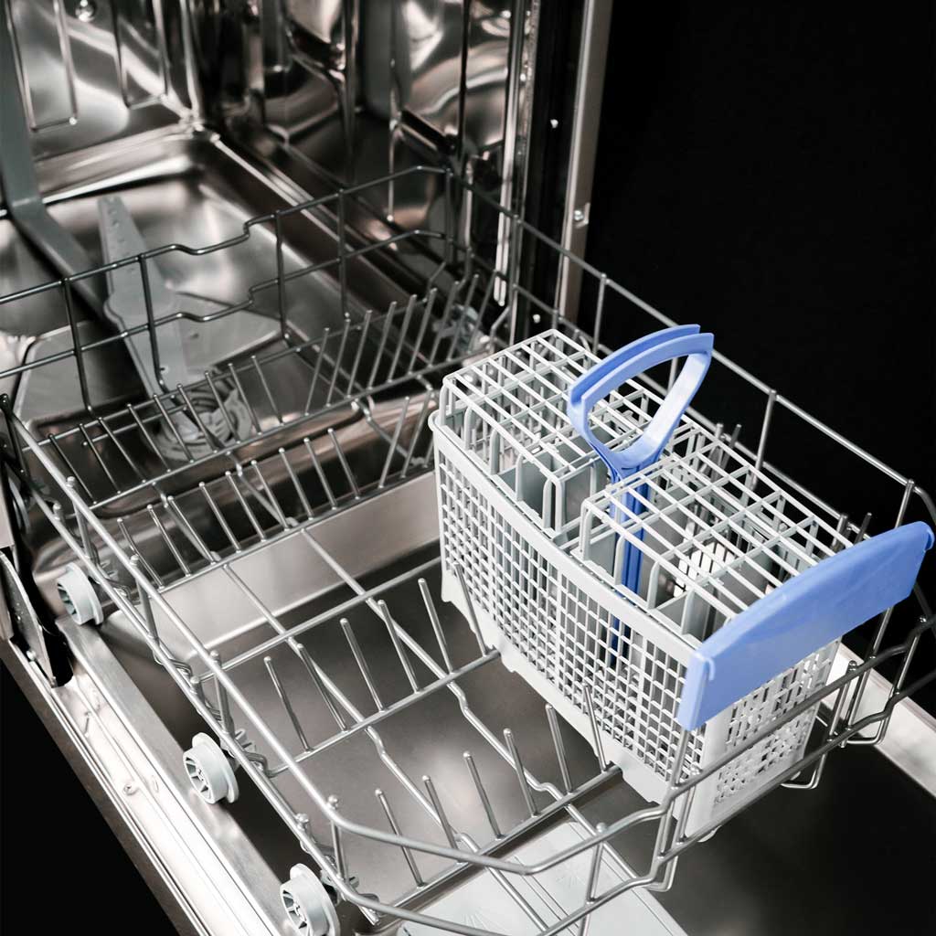 DANBY  18″ Wide Built-in Dishwasher - Stainless Steel (DDW18D1ESS)