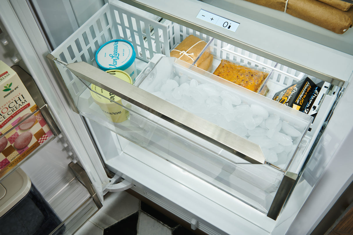 Sub-Zero 30" Designer Column Freezer with Ice Maker - Left Hinge - Custom/Panel Ready (DEC3050FIL)