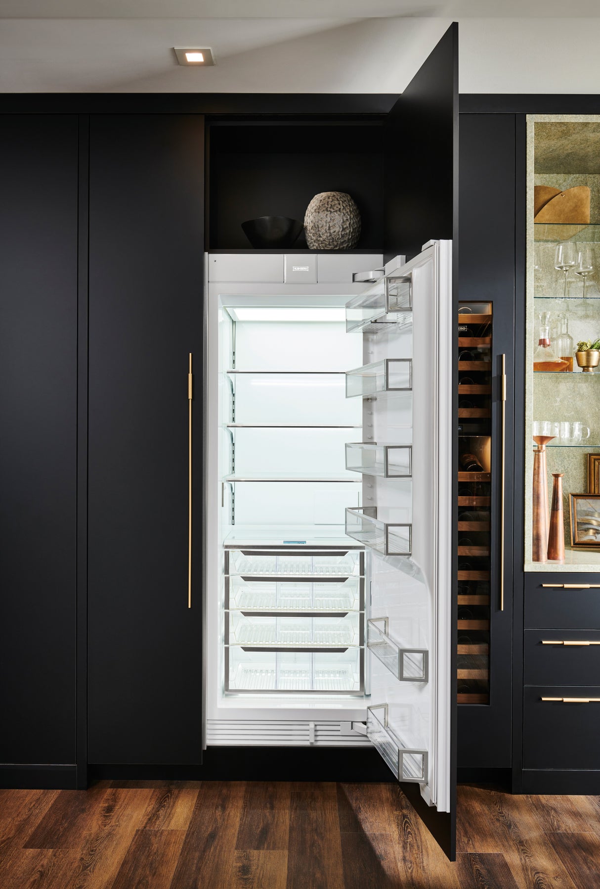 Sub-Zero 30" Designer Column Refrigerator with Internal Dispenser - Right Hinge - Custom/Panel Ready (DEC3050RIDR)