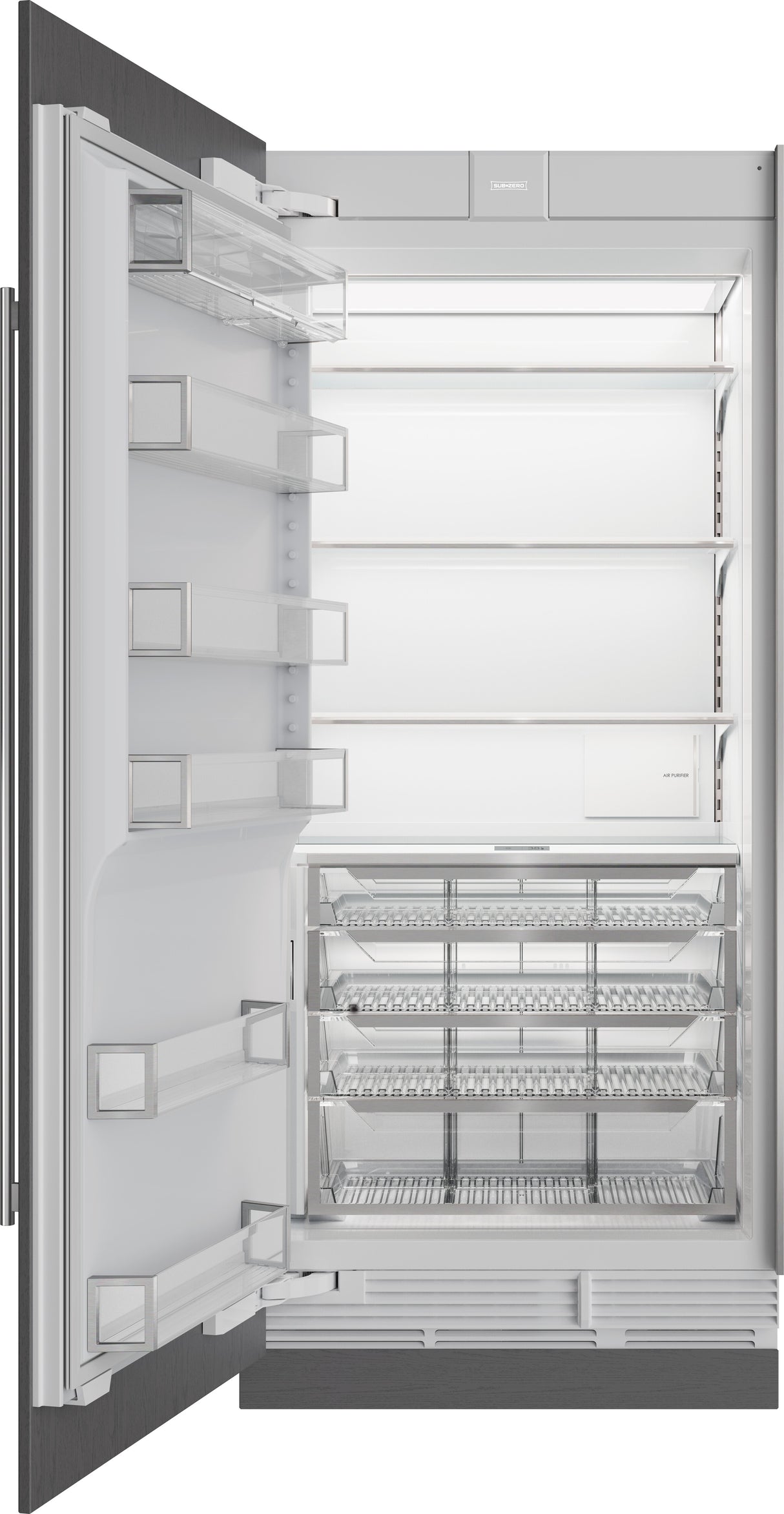 Sub-Zero 36" Designer Column Refrigerator - Right Hinge - Custom/Panel Ready (DEC3650RR)