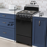 DANBY Danby 20" Wide Electric Range in Black -  (DER202B)