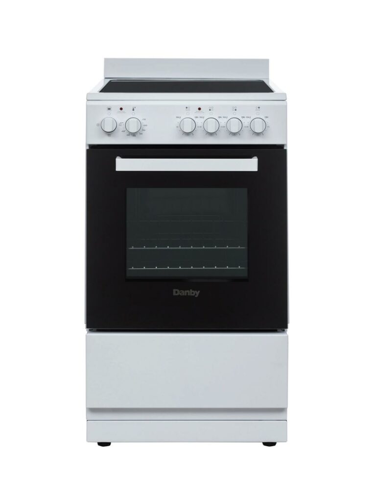 DANBY 20″ Wide Electric Range in White - White (DER20V1W)