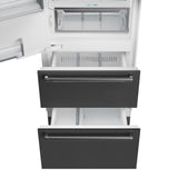 Sub-Zero 30" Designer Over-and-Under Refrigerator/Freezer with Ice Maker and Internal Dispenser - Left Hinge - Custom/Panel Ready (DET3050CIIDL)