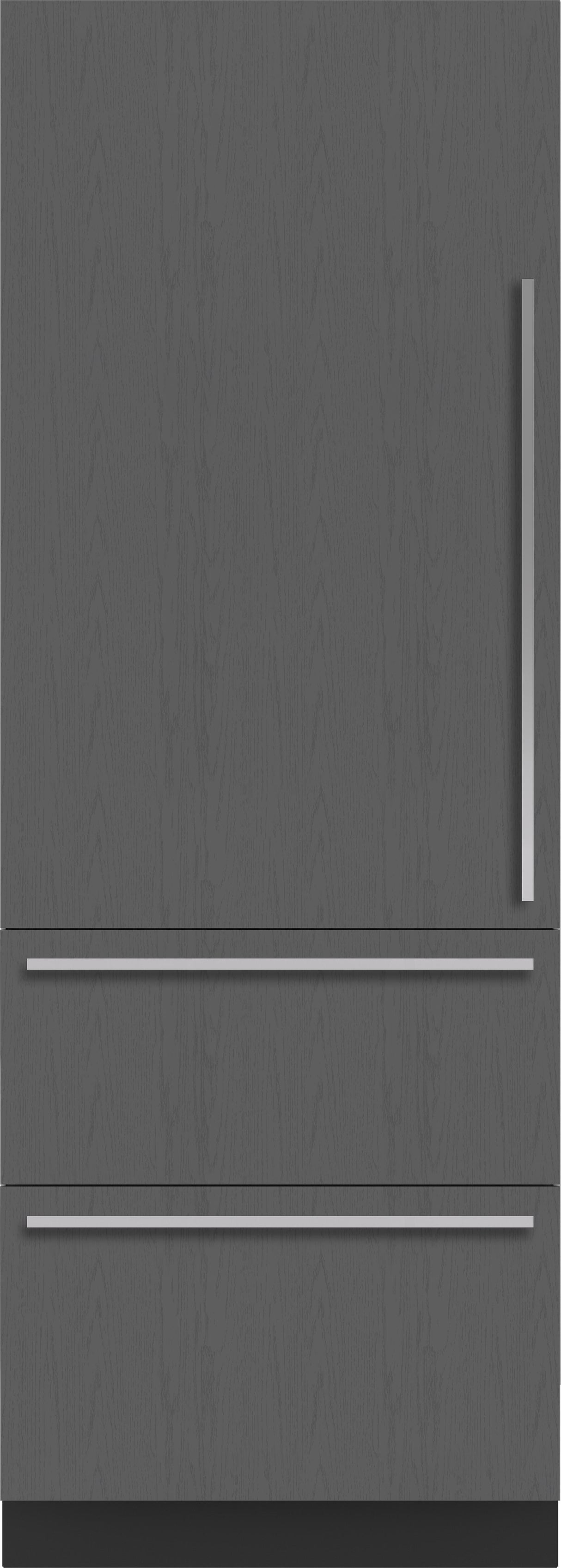 Sub-Zero 30" Designer Over-and-Under Refrigerator/Freezer with Ice Maker - Left Hinge - Custom/Panel Ready (DET3050CIL)