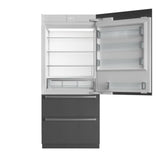 Sub-Zero 36" Designer Over-and-Under Refrigerator - Left Hinge - Custom/Panel Ready (DET3650RL)