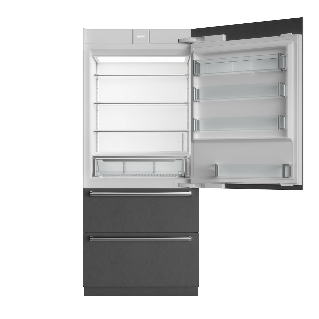 Sub-Zero 36" Designer Over-and-Under Refrigerator - Right Hinge - Custom/Panel Ready (DET3650RR)