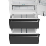 Sub-Zero 36" Designer Over-and-Under Refrigerator - Right Hinge - Custom/Panel Ready (DET3650RR)