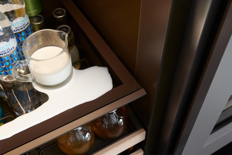 Sub-Zero 24" Designer Undercounter ADA Height Beverage Center - Left Hinge - Custom/Panel Ready (DEU2450BGADAL)