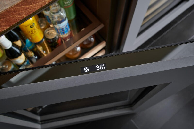 Sub-Zero 24" Designer Undercounter ADA Height Beverage Center - Left Hinge - Custom/Panel Ready (DEU2450BGADAL)