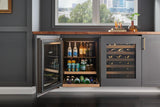 Sub-Zero 24" Designer Undercounter ADA Height Beverage Center - Right Hinge - Custom/Panel Ready (DEU2450BGADAR)