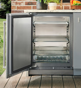 Sub-Zero 24" Outdoor Undercounter Refrigerator ? Panel Ready - Left Hinge - Stainless (DEU2450ROL)