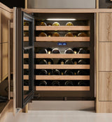 Sub-Zero 24" Designer Undercounter Wine Storage - Left Hinge - Custom/Panel Ready (DEU2450WL)