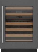 SUB-ZERO 24" Designer Undercounter Wine Storage - Left Hinge - Custom/Panel Ready (DEU2450WL)