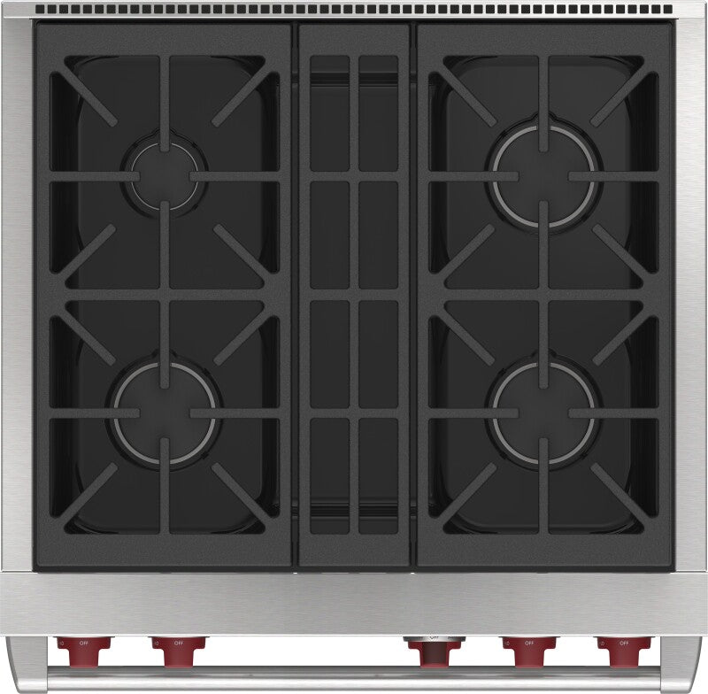 Wolf 30" Dual Fuel Range - 4 Burners - Stainless Steel (DF30450SP)