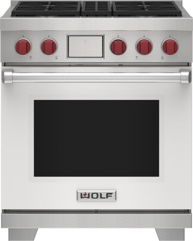 Wolf 30" Dual Fuel Range - 4 Burners - Stainless Steel (DF30450SP)
