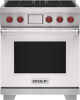 Wolf 30" Dual Fuel Range - 4 Burners - Stainless Steel (DF30450SP)