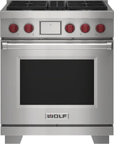 Wolf 30" Dual Fuel Range - 4 Burners - Stainless Steel (DF30450SP)