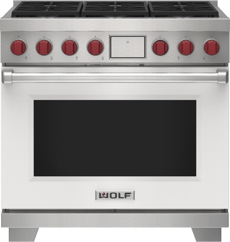 Wolf 36" Dual Fuel Range - 6 Burners - Stainless Steel (DF36650SP)