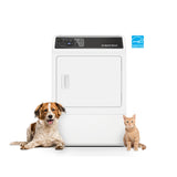 SPEED QUEEN  DF7 Sanitizing White Electric Dryer with Front Control - White (DF7004WE)