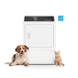 SPEED QUEEN  DF7 Sanitizing White Gas Dryer with Front Control - White (DF7004WG)
