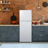DANBY 23.5-Inch 10.1 Cu. Ft. Top Mount Apartment Size Fridge - White (DFF101B1WDB)