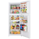 DANBY 23.5-Inch 10.1 Cu. Ft. Top Mount Apartment Size Fridge - White (DFF101B1WDB)