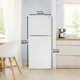 DANBY 23.7-Inch Danby 10.1 cu. ft. Top Mount Apartment Size Fridge in White -  (DFF101B2WDB)