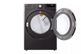 LG  7.4 Cu. Ft. Ultra Large Capacity Smart Wi-fi Enabled Front Load Electric Dryer With Turbosteam™ And Built-in Intelligence - Black Steel (DLEX4000B)