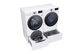 LG 7.4 cu. ft. Ultra Large Capacity Smart wi-fi Enabled Front Load Electric Dryer with TurboSteam™ and Built-In Intelligence - White (DLEX4200W)