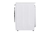 LG 7.4 cu. ft. Ultra Large Capacity Smart wi-fi Enabled Front Load Electric Dryer with TurboSteam™ and Built-In Intelligence - White (DLEX4200W)