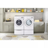 LG  7.4 Cu. Ft. Ultra Large Capacity Front Load Gas Dryer - White - White (DLG3401W)
