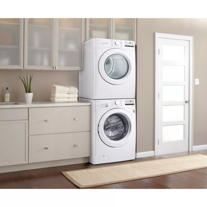 LG  7.4 Cu. Ft. Ultra Large Capacity Front Load Gas Dryer - White - White (DLG3401W)