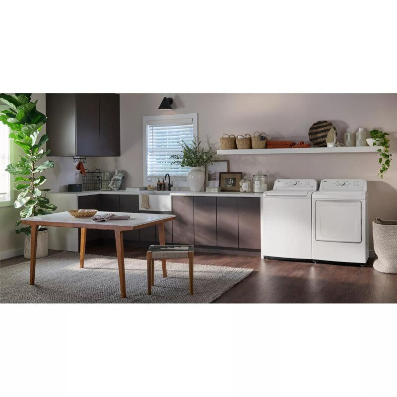 LG 7.3 cu. ft. Rear Control Gas Dryer with Sensor Dry - White (DLG6101W)