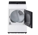 LG  7.3 Cu. Ft. Ultra Large Capacity Rear Control Gas Dryer With Easyload™ Door And Ai Sensing - Alpine White (DLG8401WE)