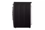 LG  7.4 Cu. Ft. Ultra Large Capacity Smart Wi-fi Enabled Front Load Gas Dryer With Turbosteam™ And Built-in Intelligence - Black Steel (DLGX4001B)