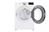 LG  7.4 Cu. Ft. Large Capacity Front Load Gas Dryer - White - White (DLGX4001W)