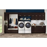 LG  7.4 Cu. Ft. Large Capacity Front Load Gas Dryer - White - White (DLGX4001W)