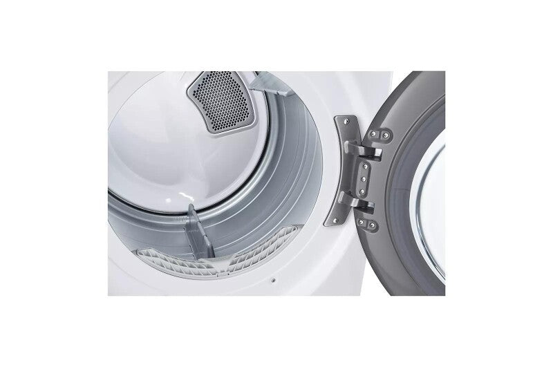 LG 7.4 cu. ft. Ultra Large Capacity Smart wi-fi Enabled Front Load Gas Dryer with TurboSteam™ and Built-In Intelligence - White (DLGX4001W)