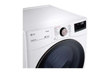 LG 7.4 cu. ft. Ultra Large Capacity Smart wi-fi Enabled Front Load Gas Dryer with TurboSteam™ and Built-In Intelligence - White (DLGX4001W)